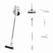 Honeywell Aeromax Elite VC10 Cordless Vacuum, 8.7'' Cleaning Path, White HVC10AMEWT01US - alternate 3